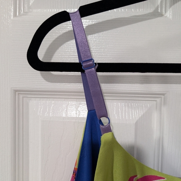 Maurices Vibrant Multicolor Maxi with Spaghetti Straps Dress in Size 3 (3X) - Picture 10 of 11